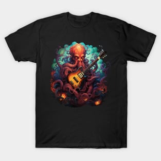 Octopus Playing Guitar T-Shirt